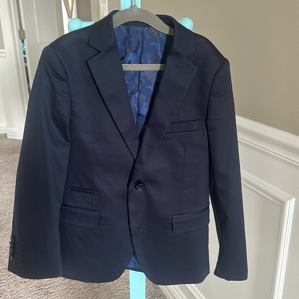 Boys Isaac Mizrahi Blue Blazer Size 8